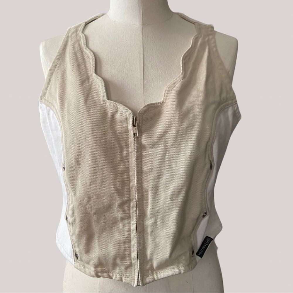 Western zip up top - size M - Western Ethics - 100% cotton